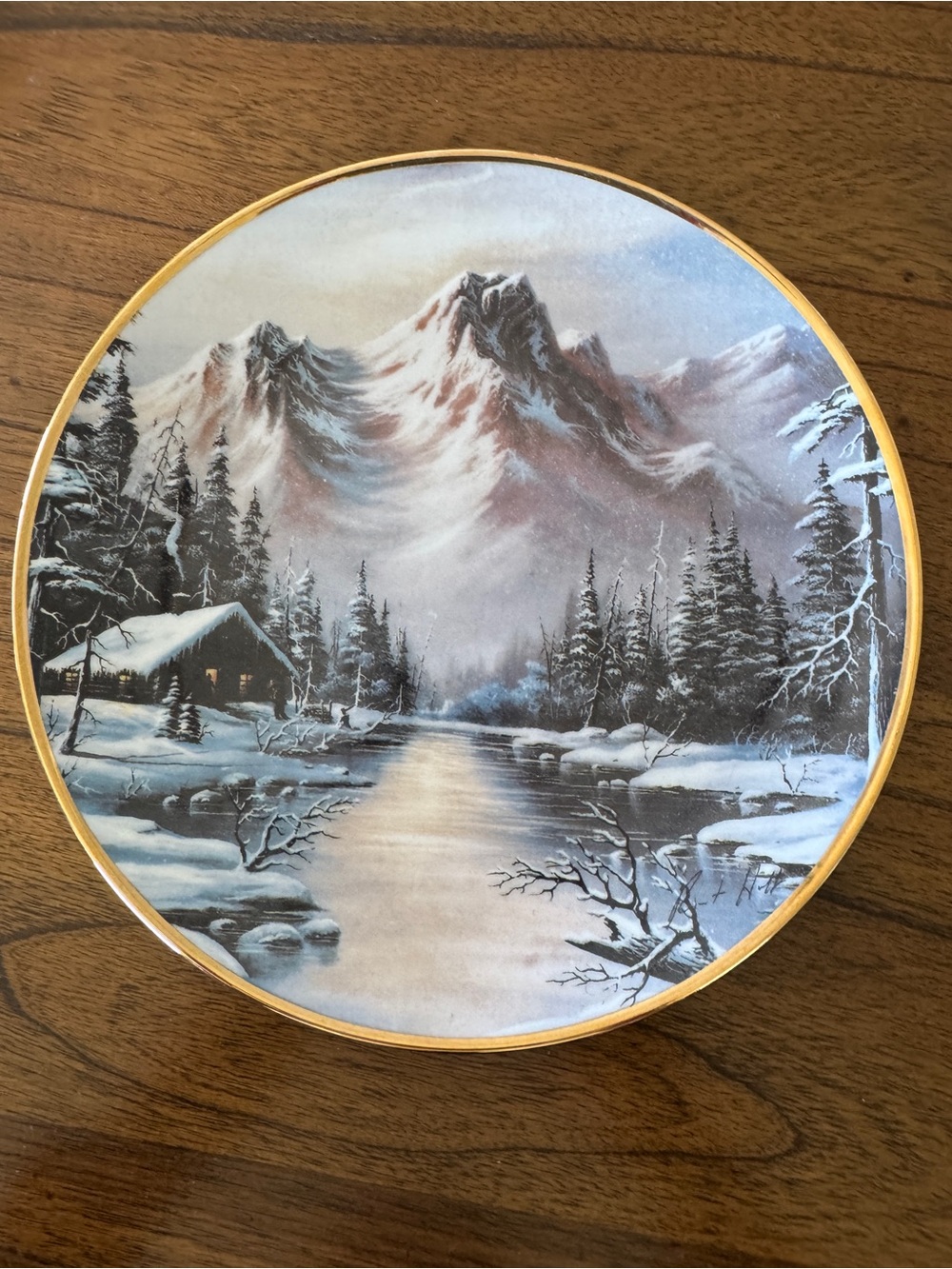 Franklin Mint βPeaceful Solitudeβ Limited Edition Collector Plate β Ron Huff